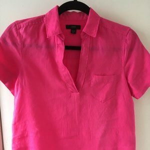 J Crew linen shirt